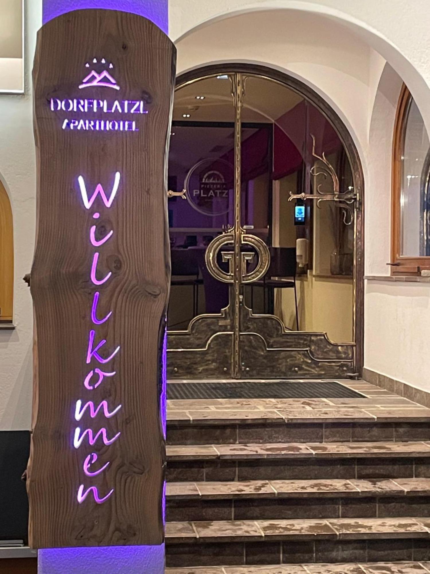 Aparthotel Dorfplatzl Garni Tux Bagian luar foto